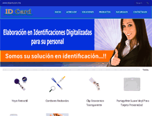 Tablet Screenshot of idcard.com.mx